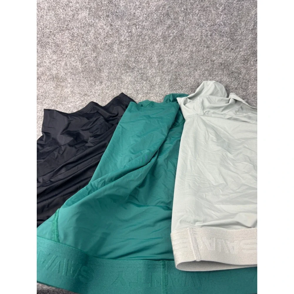 Savage X Fenty Boxer Briefs Men XXL Black Green Sage 3 Pack Nylon Spandex